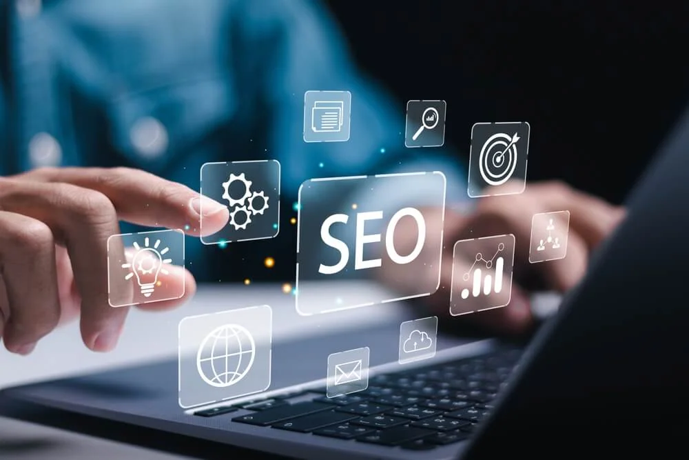 Search engine optimization and content marketing for business growth